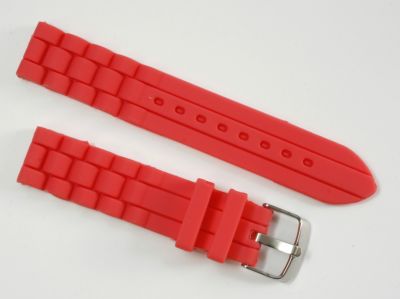 Silikonband Lachs 18mm f?r modische Uhren