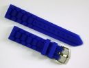 Silikonband blau 18mm f?r modische Uhren
