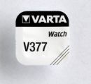 1 X 377 Varta Uhrenbatterie Silberoxid-Zelle auslaufsicher V377